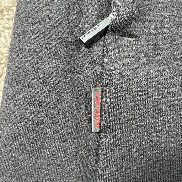 icebreaker Jacket Womens Medium Black Merino Wool Pea Coat Full Zip Classic - Picture 5 of 16